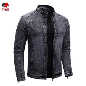 Chaqueta Vaquera Personalizada de Primera Calidad Ryan Pro Gear para Hombre, Cierre de Botones, Acolchada, de Secado Rápido, Cuello Alto - Product Image 4