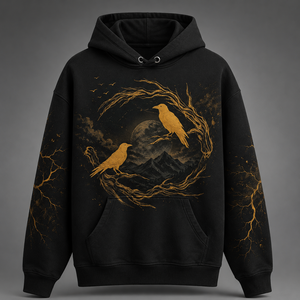 Sudadera con Capucha Holgada y Gruesa de Algodón 100% con Forro Polar, Estampado Animal Bordado, Unisex, para Otoño e Invierno, Venta al por Mayor Personalizada - Product Image 3