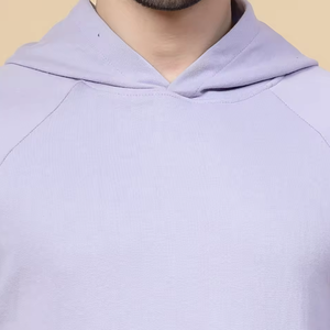 Conjunto Deportivo para Hombre con Sudadera con Capucha en Colores Pastel – Sudadera y Pantalones Deportivos Casuales Minimalistas con Detalle de Parche - Product Image 6