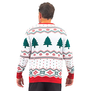 Sweat-shirt à col rond pour homme, surdimensionné, couleur unie, tricoté, 100% coton, style minimaliste, vêtements d'automne - Product Image 5