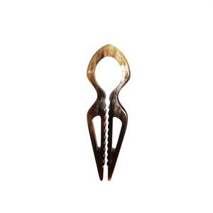 Épingle à cheveux artisanale en corne de buffle traditionnelle pour femmes, écologique, naturelle, polie, accessoires pour cheveux de haute qualité, prix incroyable - Product Image 5