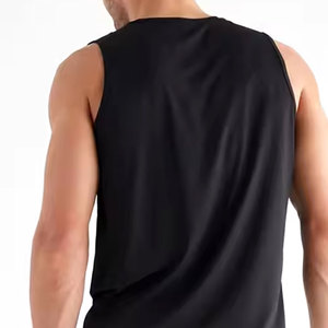 Débardeurs de sport décontractés pour hommes en coton 100% à séchage rapide, respirants, personnalisables avec logo – Nouveauté été, vente chaude - Product Image 5