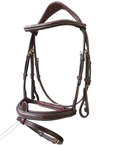 Personalización ecuestre Fancy Raised Curve Brow Band Flash Brida de alta calidad disponible todos los colores para caballo a precio barato - Product Image 1