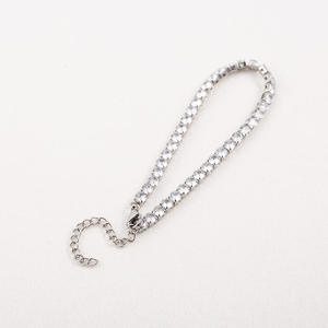 Solid <b>White</b> Gold Moissanite Tennis <b>Bracelet</b> Round Brilliant Cut Channel Setting Classic Wedding Jewelry GRA Certified Jewelry - Product Image 5