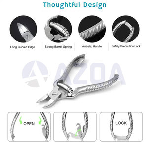 Professional Stainless Steel Podiatry Toenail Surgery Instruments <b>Set</b> for Chiropody Foot Care and <b>Nail</b> Treatment - Product Image 6