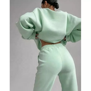 Chaqueta de cuello redondo personalizada para mujer, ropa deportiva de talla grande para correr - Product Image 1