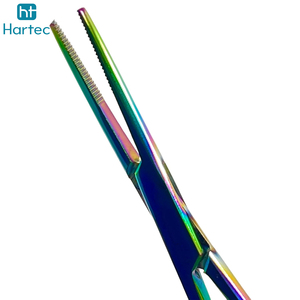 Multi Color Rainbow Titanium <b>Fishing</b> Forceps Stainless Steel Straight Jaw Locking Hemostat Pliers Deep Hook Remover <b>Tackle</b> Gear - Product Image 5