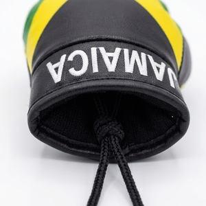Mini-gant de boxe en cuir PU avec design drapeau jamaïcain – Ornement à suspendre pour voiture, disponible comme porte-clés et pendentif de rétroviseur - Product Image 4