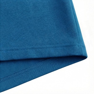 Conjunto Deportivo de 2 Piezas para Mujer, Tejido, Azul Sólido, Camiseta de Manga Corta y Pantalones Cortos por Encima de la Rodilla, Corte Holgado Informal, Transpirable, para Verano - Product Image 6