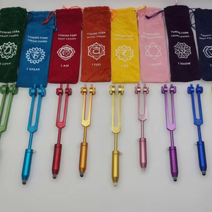 Juego de Diapasones Premium de 0.25 Hz Afinados Profesionalmente, Juego de 9 Chakras, Gran Venta - Product Image 1