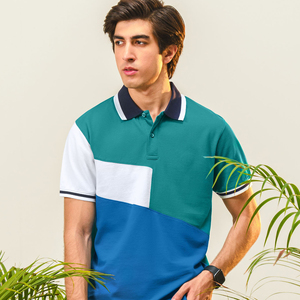 Camisa de Hombre 100% Algodón Transpirable con Logotipo Frontal, Manga Corta, Cuello con Botones, Corte Regular, Verde, Blanco, Azul, Estilo Casual - Product Image 2