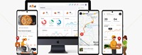 Desarrollo de Aplicaciones de Entrega de Comida Personalizadas en India, Seguimiento en Tiempo Real, Pagos Seguros, Arquitectura Escalable, Multi-idioma, Internet