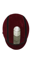 Casque d'équitation de sécurité pour homme, boucle réglable, en plastique durable et cuir PU, taille moyenne, confortable
