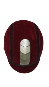 Casco de Equitación para Hombre, con Cierre de Hebilla Ajustable, de Plástico Resistente y Cuero Sintético, Ajuste Cómodo - Product Image 2