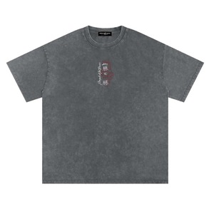 Camiseta Retro OEM 100% Algodón Grueso para Hombre, Talla Grande, Impresión DTG, Logotipo, Lavado Ácido, Estilo Vintage, Personalizada - Product Image 4
