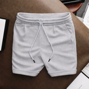 Pantalones Cortos Deportivos Ligeros de Malla Texturizada con Cintura Ajustable para Hombre, Ropa Deportiva para Entrenamiento, Venta al Por Mayor OEM - Product Image 4