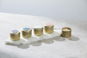 Golden Wax Filled Tin Candle Jars From Indian Manufacturer and Exporter - Product Image 5