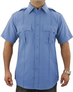 Chemise d'uniforme de sécurité unisexe en polyester/coton de haute qualité à manches courtes pour l'été – Vente en gros directe usine - Product Image 3