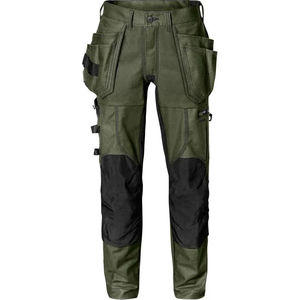 Pantalones de Trabajo Reflectantes con Certificación CE de Poliéster Negro y Gris para Hombre RICSA INTERNATIONAL, Múltiples Bolsillos, Resistentes a la Abrasión, Uniformes - Product Image 3
