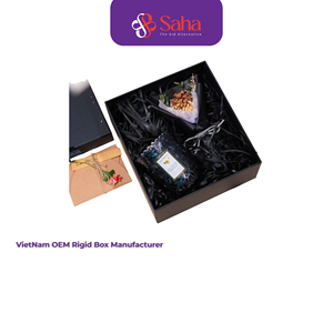 Cajas Rígidas Hechas a Mano con Estampado en Relieve de Lámina Dorada, Laminación Mate, Materiales Reciclables y Biodegradables, Personalizables para Regalos - Product Image 1