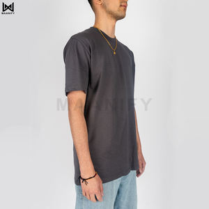T-shirt Streetwear Personnalisé Unisexe en Coton Peigné 100% Épais (GSM Élevé) – Vente en Gros, Modèle Vierge OEM - Product Image 2