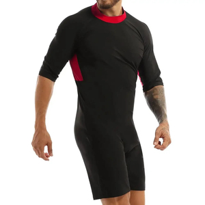 Maillot de bain pour homme à manches courtes avec logo personnalisé, qualité supérieure, best-seller, respirant - Product Image 4