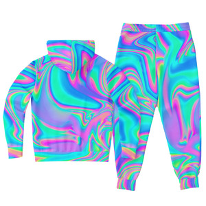Men's Winter Sports Streetwear <b>Tracksuit</b> Sublimation Printed 100% <b>Polyester</b> Quick Dry Breathable Lightweight Elastic Waist Full - Product Image 4