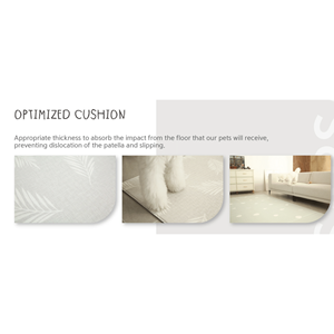 Tapis de jeu pour animaux de compagnie Sapsal - Écologique, imperméable, haute durabilité, coussin optimisé - Fabriqué en Corée Greenery (S) - Product Image 6