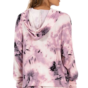 Sudadera con Capucha Tie Dye para Mujer, de Alta Calidad, Estética Premium, Cálida y Acogedora, con Costuras Elegantes y una Hermosa Selección de Colores - Product Image 3