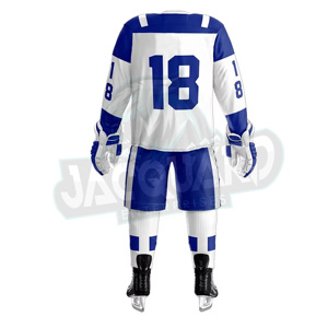 Conjuntos de Uniformes de Hockey sobre Hielo Transpirables, Antibacterianos y de Secado Rápido de 360g, 100% Poliéster, Posiciones para Logotipo Personalizado (Espalda/Izquierda/Derecha) - Product Image 4
