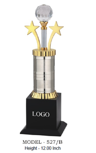 7.Elegant metal diamond trophy with premium finish. - Product Image 5