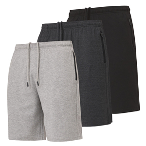 Pantalones cortos de algodón para hombre, tela de felpa, ajuste atlético, cómodos, informales, para el día a día y entrenamiento deportivo. - Product Image 4
