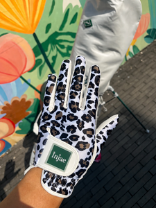 Trendy <b>Leopard</b> <b>Print</b> Women Golf <b>Gloves</b> Breathable Cabretta Leather Ladies Sports Hand Protector Custom Logo OEM Factory - Product Image 3