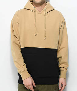 Sudadera con Capucha para Hombre, Color Gris y Negro, Estilo Casual, Manga Larga, Bolsillo Canguro, Ropa Urbana - Product Image 5