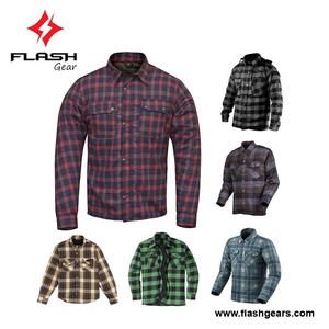 Camisa de franela para motocicleta con protección CE nivel 2 para hombre, camisa de ciclista transpirable con la mejor armadura protectora para adultos - Product Image 5