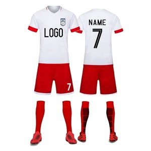 Uniforme de Fútbol Personalizado al por Mayor, Unisex, Transpirable, Diseño Moderno, Camiseta Lisa para Adultos, Sublimación - Product Image 3