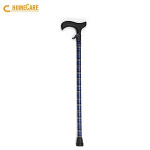 Bastón ajustable de altura de empuje de un dedo con patrón OEM Bastón para caminar para ancianos - Product Image 5