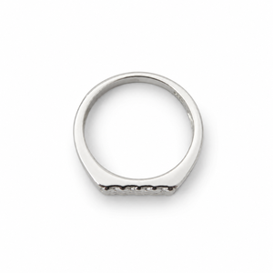 925 Sterling <b>Silver</b> Engraved Geometric Band <b>Ring</b> for <b>Men</b> Wedding Daily Wear Gift High Polish Finish - Product Image 5