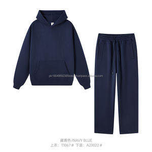 เสื้อฮู้ดผ้าฝ้ายแบบสวมหัวสำหรับผู้ชายเสื้อฮู้ดโอเวอร์ไซส์พิมพ์ลายหรูหราเสื้อสวมหัวผ้าคอตตอนแบบกำหนดเอง - Product Image 3