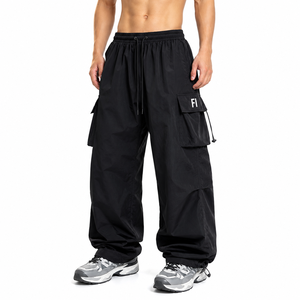 Pantalones de senderismo unisex de nailon ligeros, transpirables, que absorben la humedad, de secado rápido, tipo cargo, para trekking, para actividades al aire libre, pantalones para hombre. - Product Image 1