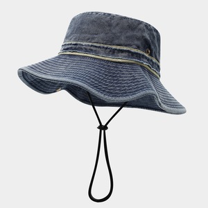 Sombrero de Pescador Lavable para Mujer y Hombre, de Mezclilla, para Verano, Protección Solar, Ala Ancha, para Camping y Senderismo al Aire Libre - Product Image 5