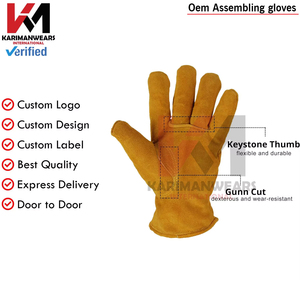 Gants de travail haute performance, résistants aux coupures, antidérapants, pour travaux industriels, fourniture OEM - Product Image 4