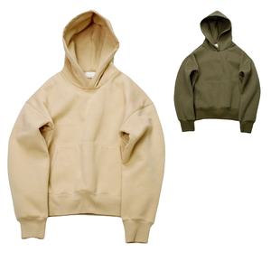 Diseño personalizado 500gsm pesado oversize Sudadera con capucha Hip Hop en blanco hombres algodón 100% térmica con capucha pesado grueso peso pesado Sudadera con capucha - Product Image 1