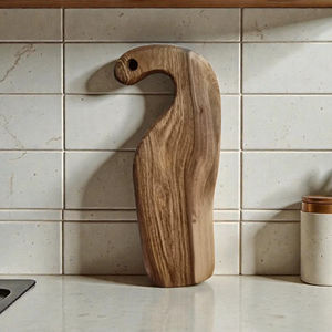 Planche à découper en bois massif, épaisse, pour la découpe de viande, disponible en direct d'usine - Product Image 1