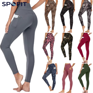 Leggings de Maternidad de Cintura Alta con Compresión Abdominal, Leggings de Yoga para Embarazadas con Bolsillos - Product Image 5
