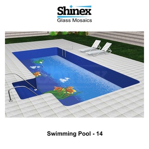 Azulejos para Piscina de Diseño con Superficie Brillante y Esmaltada, Antideslizantes, Resistentes al Ácido, a la Agua y a la Decoloración, para Villas y Escuelas - Product Image 3
