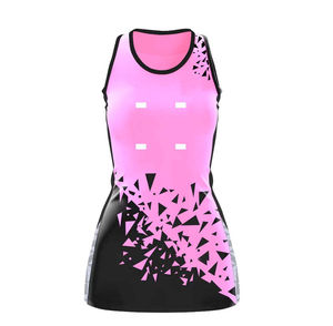 Jupe de netball pour femmes, uniforme avec débardeur sans manches à séchage rapide, impression par sublimation personnalisée, maillots uniformes - Product Image 1