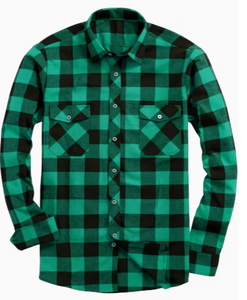 Chemise en flanelle à carreaux rouge et noir, manches longues, coton et polyester, OEM, vêtements unisexes pour adultes, Hardihood International - Product Image 3