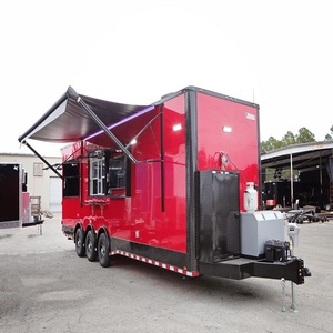 Remorque alimentaire moderne entièrement équipée, cuisine mobile, chariot de restauration rapide, camion de restauration à vendre, conçu pour les restaurants - Product Image 4