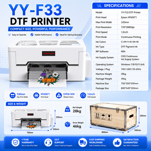 Impresora DTF Pro A3 2026 con Cabezal Epson XP600 - Máquina de Transferencia Térmica de Rollo a Rollo de Alta Velocidad de 330 mm para Impresión en Negocios Emergentes - Product Image 2